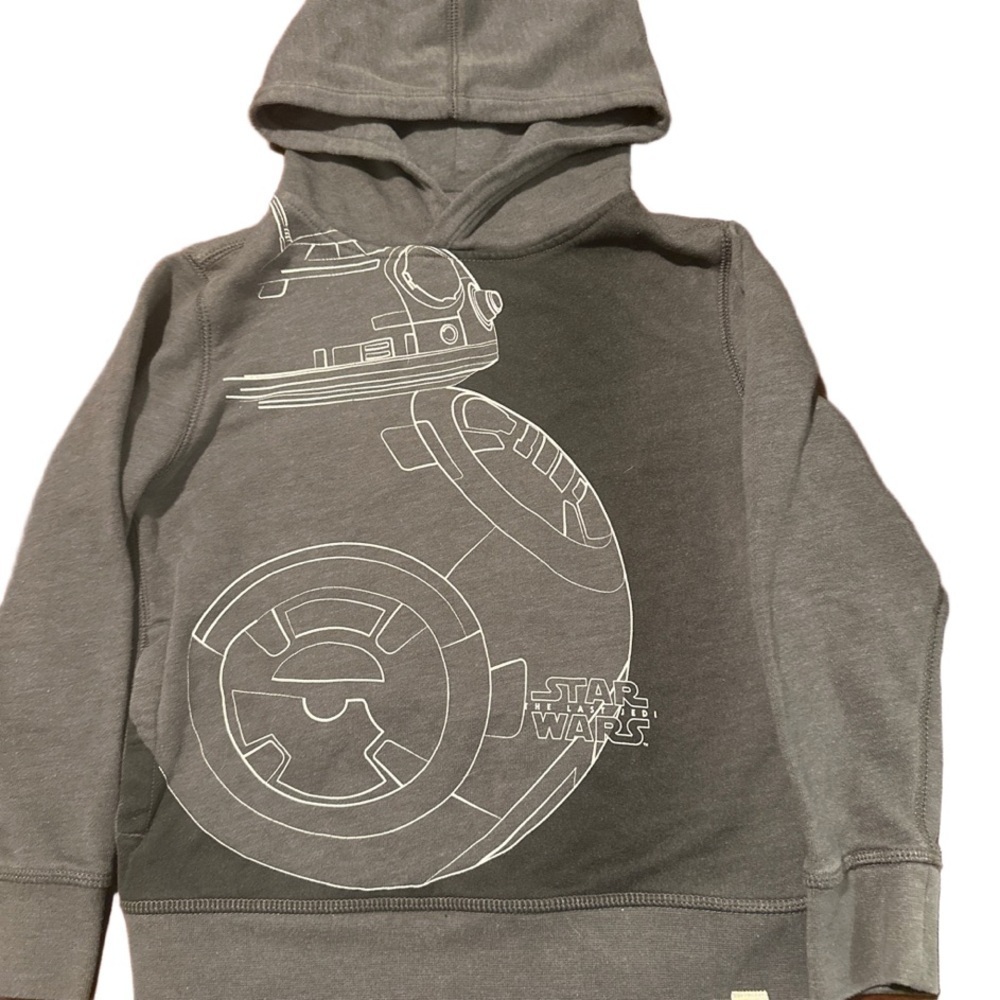 GAP KIDS Size 6-7 BB8 Star Wars Hooded Sweatshirt with Pockets